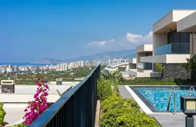 Fully Sea-View 3+1 Detached Villa Eligible for Residence Permit in Kargıcak, Alanya