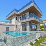 Luxury 4+1 Detached Villa for Sale in Kargicak Alanya