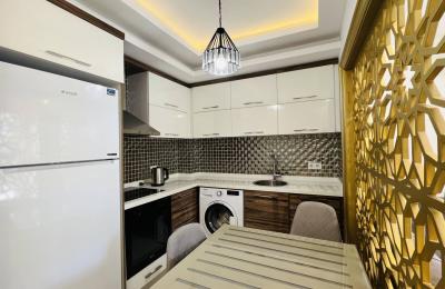 Продажа: Меблированная Квартира 1+1 в Арсланбуджаке (Кемер) | Комплекс с Бассейном