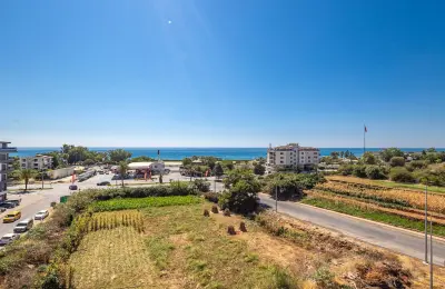 Kestel Residence'ta Satılık Kale ve Deniz Manzaralı Lüks 4+1 Dubleks Penthouse