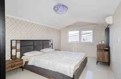 Kestel Residence'ta Satılık Kale ve Deniz Manzaralı Lüks 4+1 Dubleks Penthouse