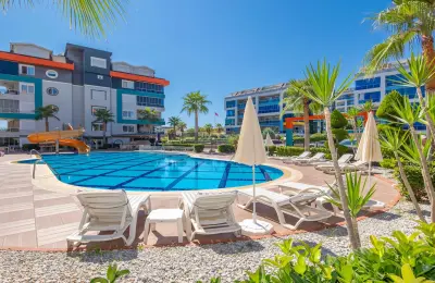 Kestel Residence'ta Satılık Kale ve Deniz Manzaralı Lüks 4+1 Dubleks Penthouse