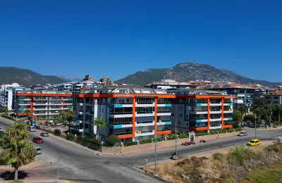 Kestel Residence'ta Satılık Kale ve Deniz Manzaralı Lüks 4+1 Dubleks Penthouse