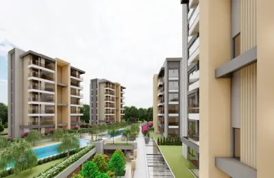 Элитные Квартиры 3+1 и 4+1 на Продажу в Кырджами Анталья — Участок 13 000 м², Теннисный Корт и СПА