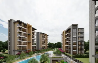 Элитные Квартиры 3+1 и 4+1 на Продажу в Кырджами Анталья — Участок 13 000 м², Теннисный Корт и СПА