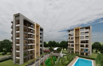 Элитные Квартиры 3+1 и 4+1 на Продажу в Кырджами Анталья — Участок 13 000 м², Теннисный Корт и СПА