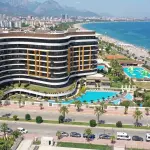 Seafront Ultra-Luxury Smart Home with Panoramic Views 25m from the Beach in Oriza Park, Liman