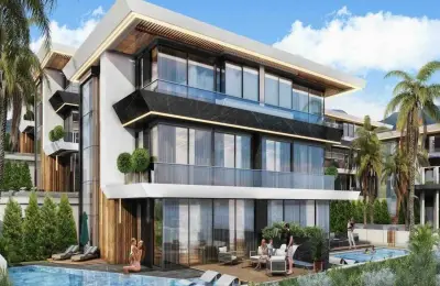 Exquisite 3+1 Detached Luxury Villa in Alanya Kızılcaşehir with Private Infinity Pool & Smart Home Tech