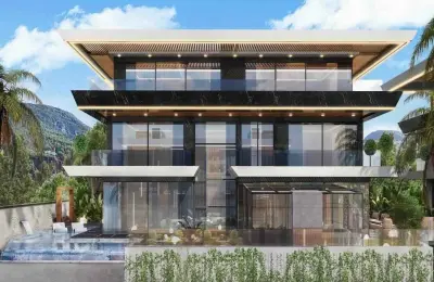 Exquisite 3+1 Detached Luxury Villa in Alanya Kızılcaşehir with Private Infinity Pool & Smart Home Tech
