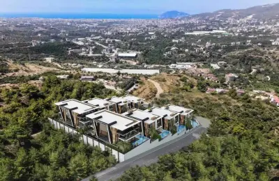 Exquisite 3+1 Detached Luxury Villa in Alanya Kızılcaşehir with Private Infinity Pool & Smart Home Tech