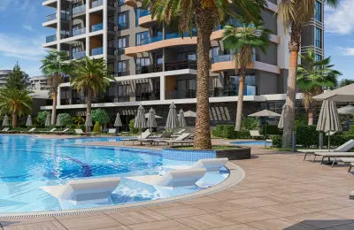 Luxury Apartments for Sale in Alanya Avsallar – Premium Residence with Rich Amenities