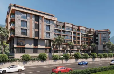 1-Bed Modern Apartments for Sale in Konyaaltı Sarısu | The Bronze