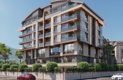 1-Bed Modern Apartments for Sale in Konyaaltı Sarısu | The Bronze
