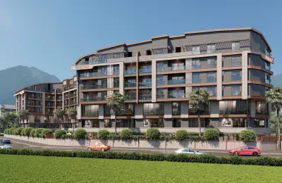 1-Bed Modern Apartments for Sale in Konyaaltı Sarısu | The Bronze
