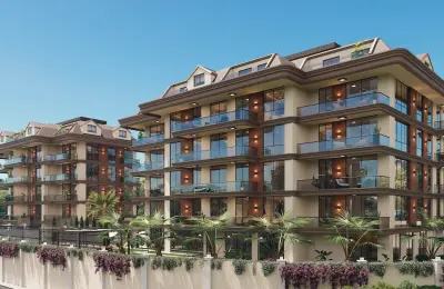 Luxury Apartments for Sale in Alanya Center 300m to Beach
