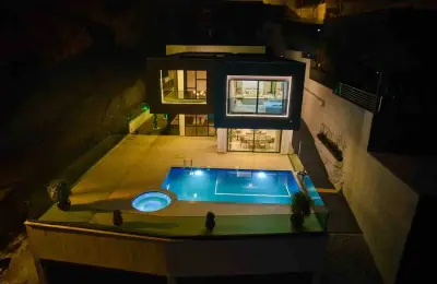 Sovereign 4+1 Eco-Luxury Detached Mansion in Alanya Tepe with Panoramic Sea & Castle Views (Fully Furnished)