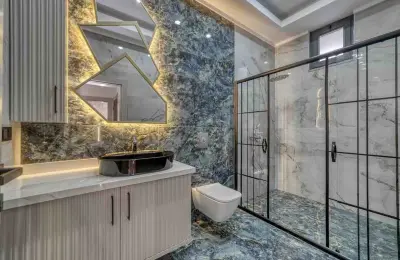 Sovereign 4+1 Eco-Luxury Detached Mansion in Alanya Tepe with Panoramic Sea & Castle Views (Fully Furnished)