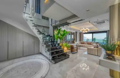 Sovereign 4+1 Eco-Luxury Detached Mansion in Alanya Tepe with Panoramic Sea & Castle Views (Fully Furnished)