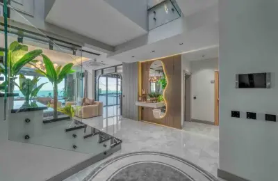 Sovereign 4+1 Eco-Luxury Detached Mansion in Alanya Tepe with Panoramic Sea & Castle Views (Fully Furnished)