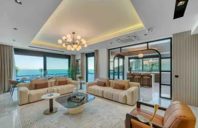 Sovereign 4+1 Eco-Luxury Detached Mansion in Alanya Tepe with Panoramic Sea & Castle Views (Fully Furnished)