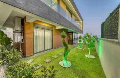 Sovereign 4+1 Eco-Luxury Detached Mansion in Alanya Tepe with Panoramic Sea & Castle Views (Fully Furnished)