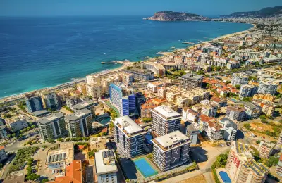 5-Star Hotel Concept Luxury Apartments for Sale in Alanya Tosmur Near Dim River