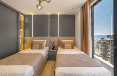 5-Star Hotel Concept Luxury Apartments for Sale in Alanya Tosmur Near Dim River
