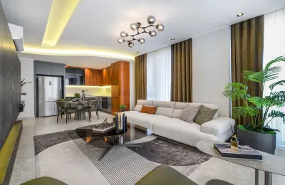 5-Star Hotel Concept Luxury Apartments for Sale in Alanya Tosmur Near Dim River