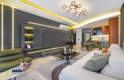 5-Star Hotel Concept Luxury Apartments for Sale in Alanya Tosmur Near Dim River