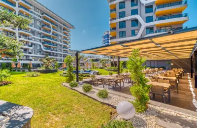 5-Star Hotel Concept Luxury Apartments for Sale in Alanya Tosmur Near Dim River