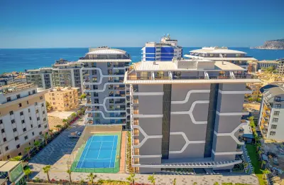 5-Star Hotel Concept Luxury Apartments for Sale in Alanya Tosmur Near Dim River