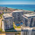 5-Star Hotel Concept Luxury Apartments for Sale in Alanya Tosmur Near Dim River