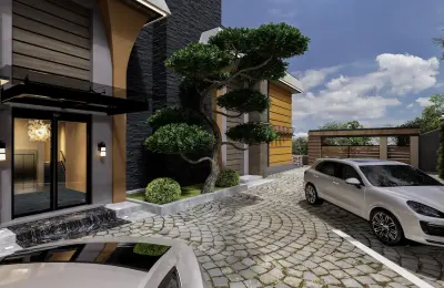 Panoramic Sea & Castle View Luxury Apartments and Penthouses for Sale in Alanya Bektaş