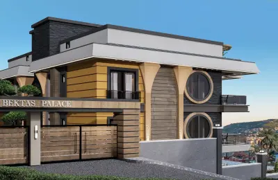 Panoramic Sea & Castle View Luxury Apartments and Penthouses for Sale in Alanya Bektaş