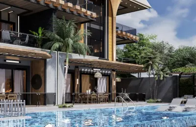 Panoramic Sea & Castle View Luxury Apartments and Penthouses for Sale in Alanya Bektaş