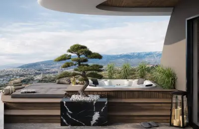 Alanya Kargıcak'ta Satılık 7+1 Panoramik Deniz Manzaralı Lüks Mega Villa