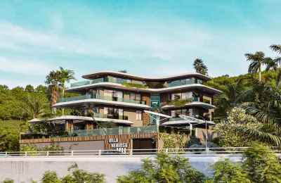 Alanya Kargıcak'ta Satılık 7+1 Panoramik Deniz Manzaralı Lüks Mega Villa