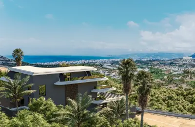 Alanya Kargıcak'ta Satılık 7+1 Panoramik Deniz Manzaralı Lüks Mega Villa