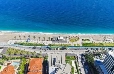 VIP-квартира 4+1 с панорамным видом на море в Makiport Residence Коньяалты (20 м до пляжа)