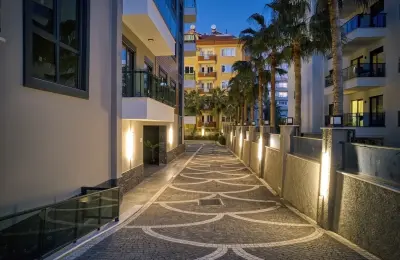 Modern Residence 1+1 and 2+1 Luxury Apartments Near the Sea in Alanya