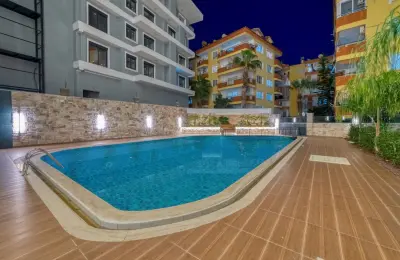 Modern Residence 1+1 and 2+1 Luxury Apartments Near the Sea in Alanya