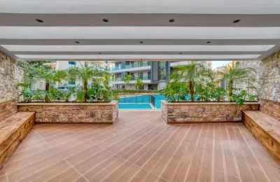 Modern Residence 1+1 and 2+1 Luxury Apartments Near the Sea in Alanya