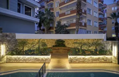 Modern Residence 1+1 and 2+1 Luxury Apartments Near the Sea in Alanya