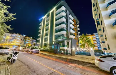 Modern Residence 1+1 and 2+1 Luxury Apartments Near the Sea in Alanya