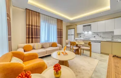 Modern Residence 1+1 and 2+1 Luxury Apartments Near the Sea in Alanya