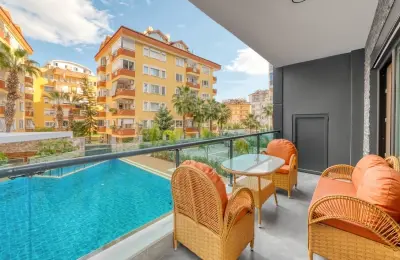 Modern Residence 1+1 and 2+1 Luxury Apartments Near the Sea in Alanya