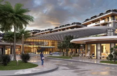 Sovereign Coastal Living: Palatial 212 m² 4+1 Executive Residence in Oba, Alanya