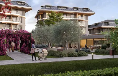 Sovereign Coastal Living: Palatial 212 m² 4+1 Executive Residence in Oba, Alanya