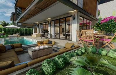 8+1 Smart Triplex Villas with Infinity Pool & Panoramic Sea Views in Alanya Tepe
