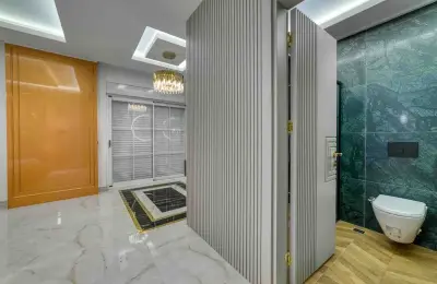 Sovereign 5+1 Triplex Eco-Luxury Mansion in Alanya Tepe with Panoramic Sea & Castle Views